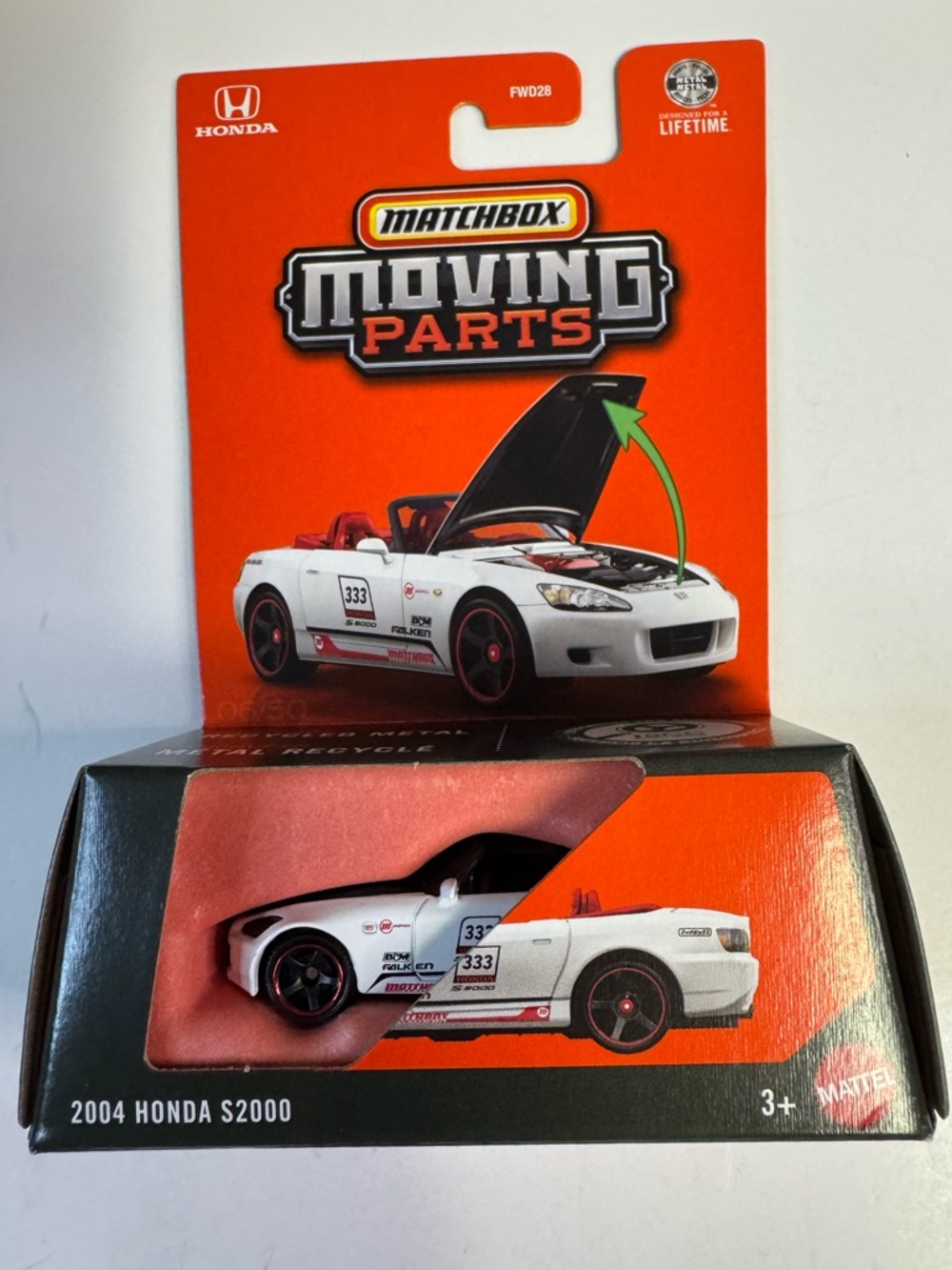 Matchbox Moving Parts 2004 HONDA S2000